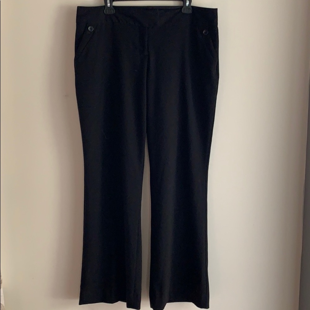 THE LIMITED - CASSIDY FIT BOOTCUT BLACK PANTS